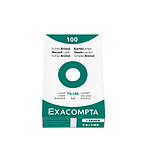 EXACOMPTA Étui de 100 fiches bristol ligné non perforé 74x105mm Blanc x 40 EXACOMPTA Étui de 100 fiches bristol ligné non perforé 74x105mm Blanc x 40