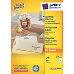 AVERY Etiquettes multi-usages, 70 x 36 mm, blanc AVERY Etiquettes multi-usages, 70 x 36 mm, blanc