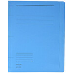 LEITZ Paquet de 25 chemises à lamelle Fresh, format A4, carton, bleu