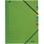 LEITZ Classeur trieur, format A4, 7 compartiments, vert