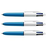 BIC Stylo bille 4 COLOURS MINI Medium Pointe Moyenne 4 Couleurs classiques x 3 BIC Stylo bille 4 COLOURS MINI Medium Pointe Moyenne 4 Couleurs classiques x 3