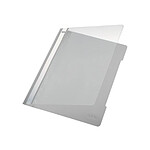 LEITZ Lot de 25 chemise à lamelle Standard A4 PVC Gris