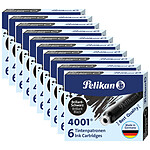 PELIKAN Etui de 6 Cartouches d'encre 4001 TP/6 Noir x 10