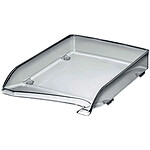 LEITZ Elegant Corbeille à courrier en polystyrène 100% recyclable Fumé lisse
