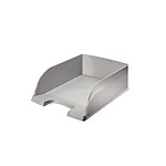LEITZ Plus Jumbo Corbeille à courrier Hauteur 103mm Gris Argent