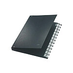 LEITZ Trieur Alphabetique A4 A-Z 24 compartiments Plastique Noir