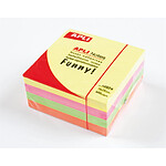 APLI Cube de 400 notes adhésif repositionnable 75 x 75 mm