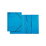 LEITZ Chemise à élastiques, format A4, carton 320 g/m2, bleu