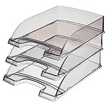 LEITZ 5 x bac à courrier Plus transparent, format A4, limpide
