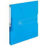 HERLITZ Classeur à anneaux 16 mm Dos de 27 mm Bleu Transparent