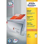 AVERY Boite de 3000 Etiquettes universelles 70 x 29,7 mm sur 100F A4 Blanc AVERY Boite de 3000 Etiquettes universelles 70 x 29,7 mm sur 100F A4 Blanc