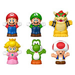 Super Mario - Collector pack 6 mini figurines My Mario Little People 7 cm
