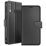 Zanaé Étui Portefeuille pour Samsung A40 Support et Languette Magnétique Noir