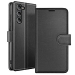 Zanaé Étui Portefeuille pour Galaxy S23 Plus avec Support et Languette Magnétique Noir