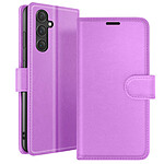 Zanaé Étui Portefeuille pour Galaxy S23 FE Fonction Support et Languette Magnétique Violet