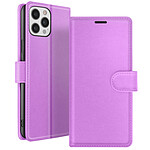 Zanaé Étui Portefeuille pour iPhone 12 Pro Max avec Support et Languette Magnétique Violet