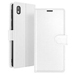 Zanaé Étui Portefeuille pour Galaxy A01 Core / M01 Core / A3 Core Fonction Support Blanc