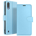 Zanaé Étui Portefeuille pour Galaxy M10 avec Fonction Support et Languette Magnétique Bleu clair Zanaé Étui Portefeuille pour Galaxy M10 avec Fonction Support et Languette Magnétique Bleu clair