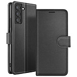 Zanaé Étui Portefeuille pour Samsung Galaxy S22 Plus Support et Languette Noir