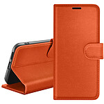 Zanaé Étui Portefeuille pour Xiaomi Redmi 13C Support et Languette Orange Zanaé Étui Portefeuille pour Xiaomi Redmi 13C Support et Languette Orange
