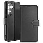 Zanaé Étui Portefeuille pour Galaxy S24 avec Fonction Support et Languette Magnétique Noir