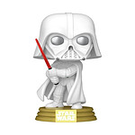 Star Wars: Mandalorian & Grogu - Figurine POP! Dark Vador Blanc 9 cm
