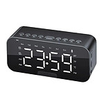 Avizar Réveil Intelligent LED avec Bluetooth et Horloge Intégrée 2200?mAh Noir