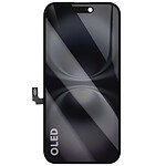 Avizar Écran Hard OLED pour iPhone 16 avec Vitre Tactile Pré-assemblés Noir