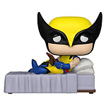 Marvel - Figurine POP! Deluxe Wolverine dans le lit (Meme) 9 cm