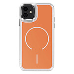 Avizar Coque MagSafe pour iPhone 11 avec Bords Renforcés Bi-Matière Souple