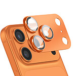 Avizar Protection Objectif Caméra pour iPhone 17 Pro Max Cadre Monobloc en Aluminium Orange