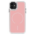 Avizar Coque MagSafe pour iPhone 11 avec Bords Renforcés Bi-Matière Souple