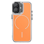 Avizar Coque MagSafe pour iPhone 17 Protection Bi-matière Ultra Renforcé Orange