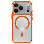 Avizar Coque MagSafe pour iPhone 17 Pro Protection Bi-matière Dos Rigide Orange