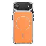 Avizar Coque MagSafe pour iPhone Air Protection Bi-matière Ultra Renforcé Orange