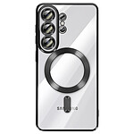 Avizar Coque pour Galaxy S26 Ultra Compatible MagSafe avec Contour Chromé
