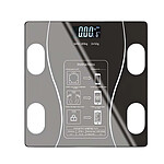 Avizar Balance Connectée Digitale Intelligent en Verre Trempé Résistant Noir