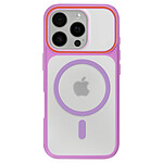 Avizar Coque MagSafe pour iPhone 16 Pro Protection Bi-matière Dos Rigide Violet