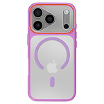 Avizar Coque MagSafe pour iPhone 17 Pro Max Protection Bi-matière Dos Rigide Violet