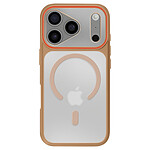 Avizar Coque MagSafe pour iPhone 17 Pro Protection Bi-matière Dos Rigide Marron