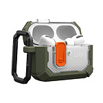 UAG Coque pour Boitier AirPods Pro 3 2025 Collection Plasma avec Mousqueton Vert olive