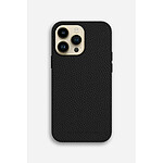 LaCoqueFrançaise Coque en cuir noir iPhone 14 Pro