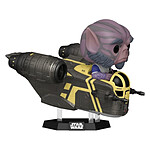 Star Wars: The Mandalorian and Grogu - Figurine POP! Rides Deluxe Bobble Head Zeb Orrelios in the Razor Crest 9 cm