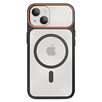 Avizar Coque MagSafe pour iPhone 15 Plus / 14 Plus Dos Rigide avec Cadre en Silicone