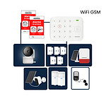 Daewoo - Alarme Maison Wifi & GSM Sans Fil Vigilia VIG503+ - Kit Complet avec 2 Caméras Full HD intérieur / extérieur solaire et 11 Accessoires
