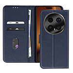 Avizar Étui Folio pour Honor Magic 8 Pro Série Chesterfield avec Fonction Support Bleu nuit