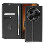 Avizar Étui Folio pour Honor Magic 8 Pro Série Chesterfield avec Fonction Support Noir