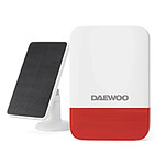 Daewoo - Sirene solaire WOS305S - Panneau solaire déporté - 110Db - Compatibles avec les centrales AM301/AM302 et Vigilia