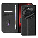 Avizar Étui Folio pour Honor Magic 8 Lite Série Chesterfield avec Fonction Support Noir