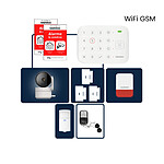 Daewoo - Alarme Maison Wifi et GSM 4G Sans Fil Vigilia VIG501+ - Kit Complet avec Caméra Full HD intérerieur et 8 Accessoires